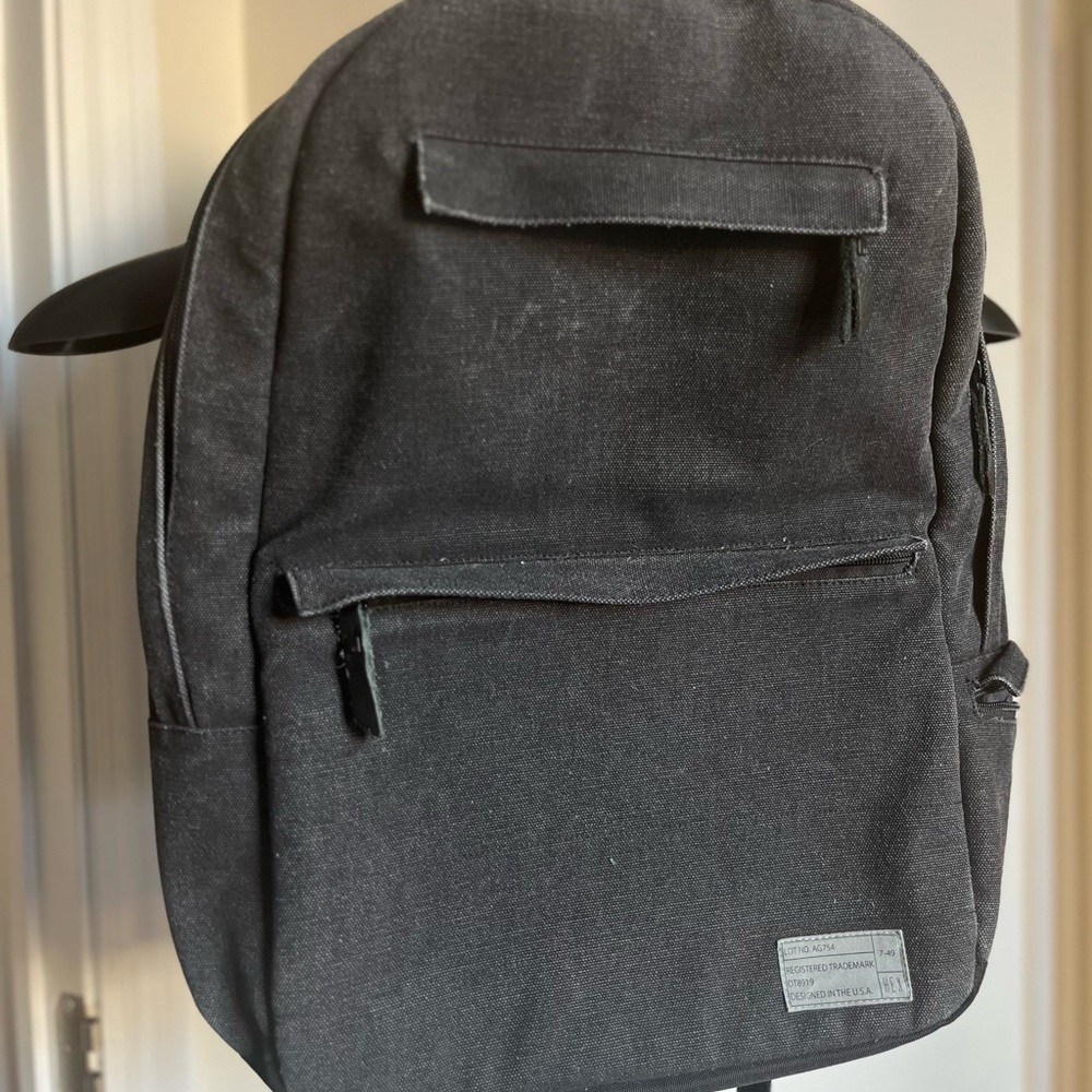 HEX charcoal Canvas laptop Backpack